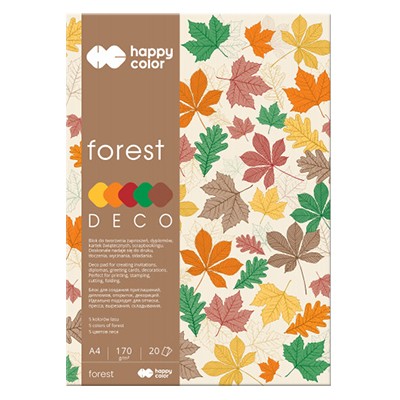 Blok DECO Brown A4 Happy Color