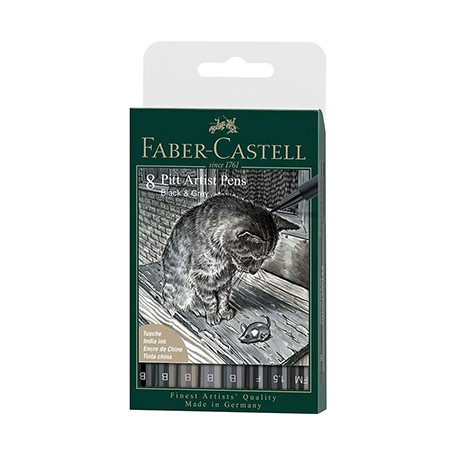 black & Grey faber castell