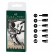 Pisaki Pitt Artist Pens black faber castell