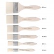 Pędzel seria 8043 40 naturalna szczecina