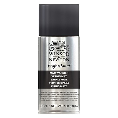 Werniks matowy do farb olejnych, W&N, spray 150ml