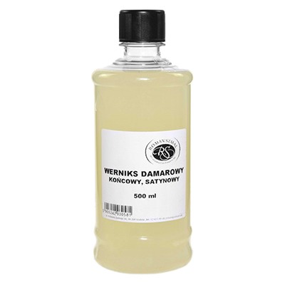 Werniks damarowy końcowy - satynowy, 500 ml