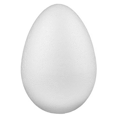 Jajo styropianowe do dekoracji, 120 mm