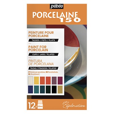 Zestaw farb Porcelaine 150, set 1, 12 x 20 ml