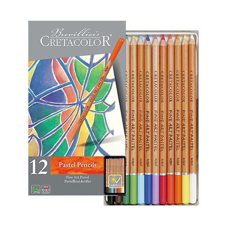 pastel pencil cretacolor metal