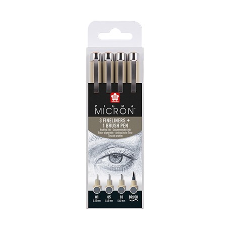 Pisaki Pigma Micron cool gray sakura