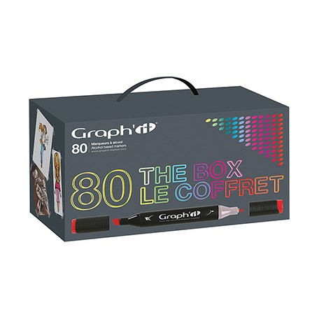 Zestaw markerów Graph it 80 kolorow