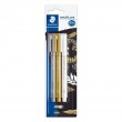 metallic markers staedtler set 3