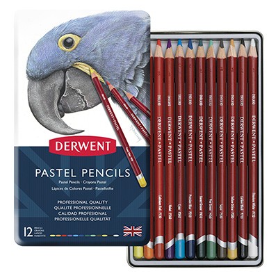 Pastele w kredkach Pastel Pencils, Derwent, 12 kol.