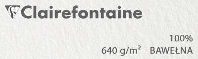 Papier do akwareli Fontaine CP 640 g, 56 x 76 cm, 10 ark.