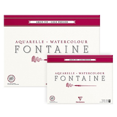 Blok akwarelowy Fontaine Fine grain Clairefontaine