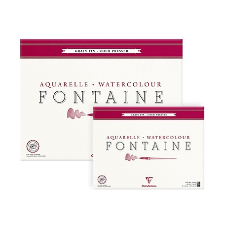 Blok akwarelowy Fontaine Fine grain Clairefontaine
