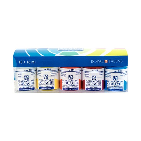 Gwasze Talens zestaw farb 10 x 16 ml