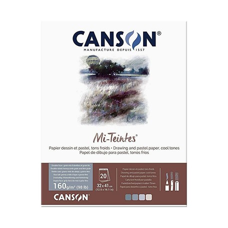 Blok Mi-Teintes canson cool tones