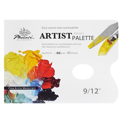 Paleta papierowa prostokątna Phoenix 40 ark