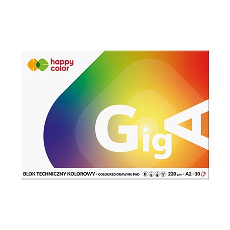 Blok techniczny kolor giga happy color