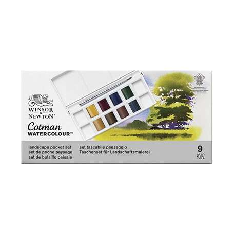 Farby akwarelowe Landscape pocket box winsor newton