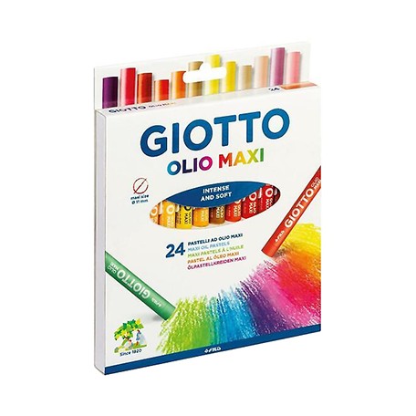 Pastele olejne Olio Maxi Giotto 24 kolory