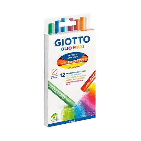 Pastele olejne Olio Maxi Giotto 12 kolory