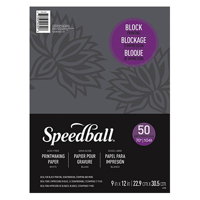 Papier do grafiki Speedball, 22.5 x 30.5 cm, 50 ark.