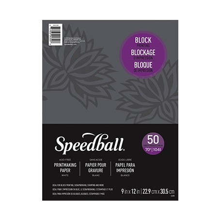 Papier do grafiki Speedball block printing