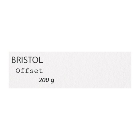 bristol papier offset 200 g 50 x 70 cm