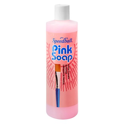 Płyn do mycia pędzli Pink Soap Speedball, 236 ml