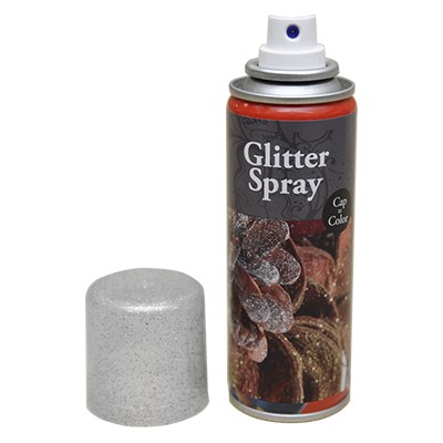 Silver – Glitter Spray, brokat w sprayu, 100 ml