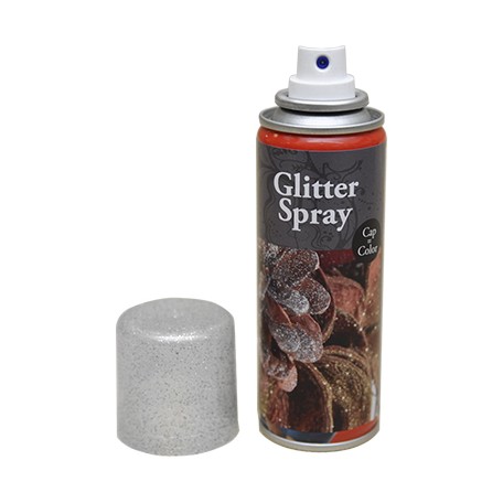 Silver – Glitter Spray, brokat w sprayu, 125 ml