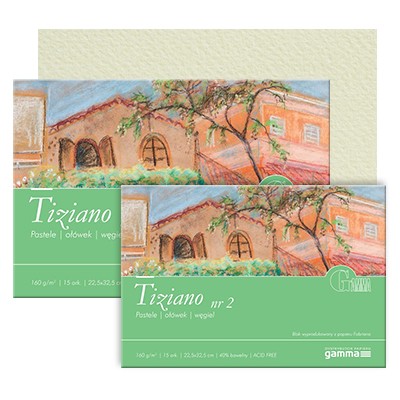 Blok do pasteli Tiziano nr 2, 22,5 x 32,5 cm, 15 ark.