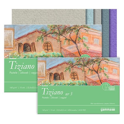 Blok do pasteli Tiziano nr 3, 22,5 x 32,5 cm, 15 ark.