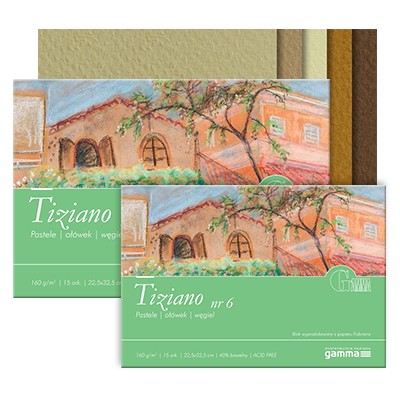 Blok do pasteli Tiziano nr 6, 22,5 x 32,5 cm, 15 ark.