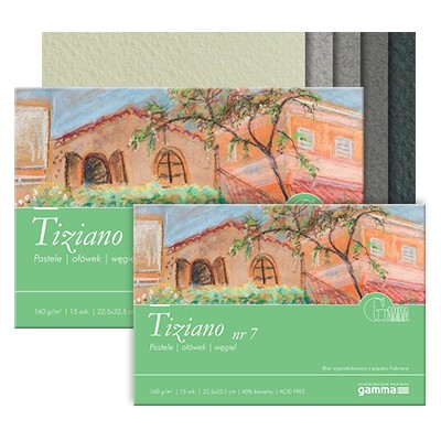 Blok do pasteli Tiziano nr 7, 22,5 x 32,5 cm, 15 ark.