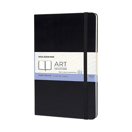 Szkicownik Moleskine czarny, twarda oprawa, 13x21cm
