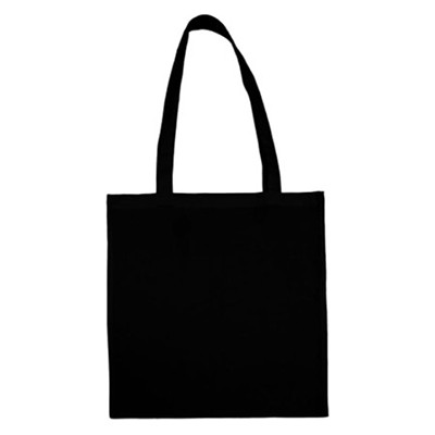 Bawełniana torba czarna 38 x 40 cm Profil