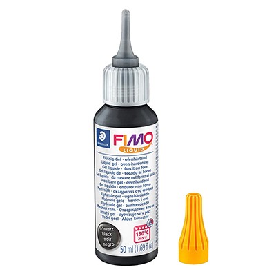 Black – Fimo Liquid żel dekoratorski, 50 ml