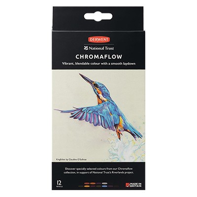 Derwent Chromaflow NT kredki rysunkowe, 12 kol.