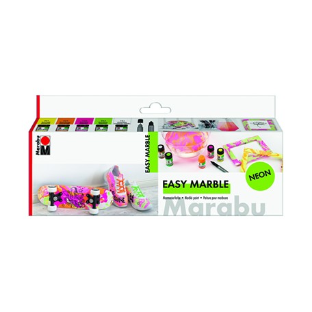 Easy Marble Neon marmurkowe farby
