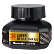 Super Black Ink czarny tusz Kuretake 60 ml