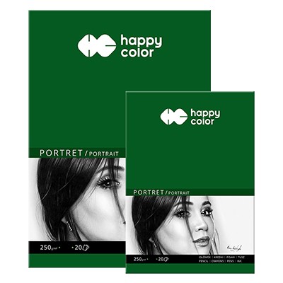 Blok do portretów Happy Color A4