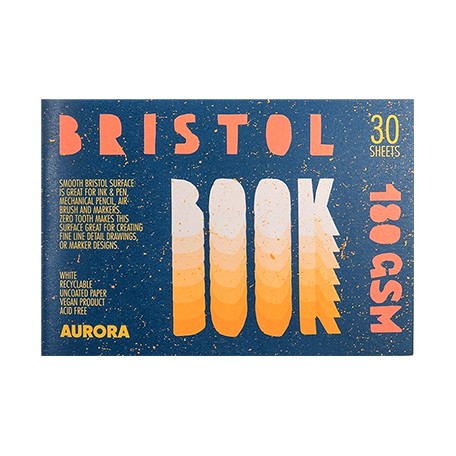 Blok Bristol Aurora 16.6 x 24.4 cm, 30 ark.