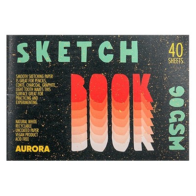 Blok Sketch Aurora 16.6 x 24.4 cm, 40 ark.