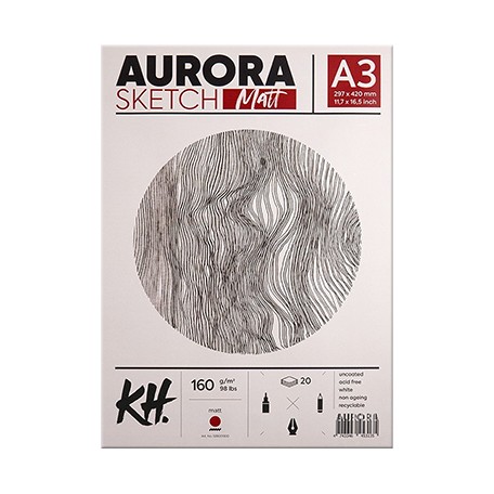 Blok szkicowy Sketch Matt Aurora A3 160 g