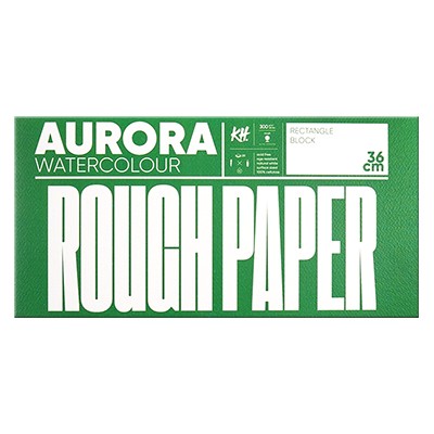 Blok akwarelowy Rough RAW Aurora, 18 x 36 cm, 20 ark.