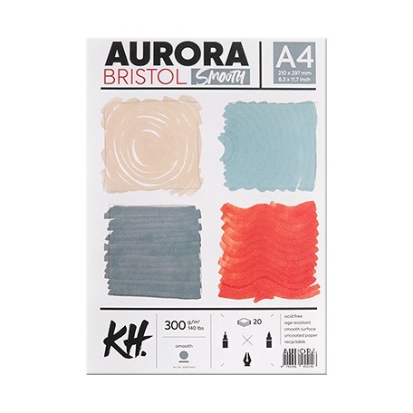 Blok Bristol Smooth Aurora A4 20 arkuszy