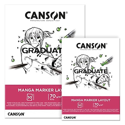 Blok Graduate Manga Layout A4, Canson, 50 ark.