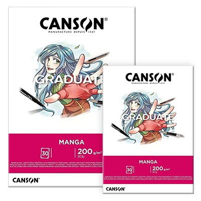 Blok Graduate Manga A3, Canson, 30 ark., 200 g/m2
