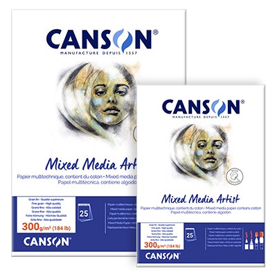 Blok Mixed Media Artist A3, Canson 300 g/m2