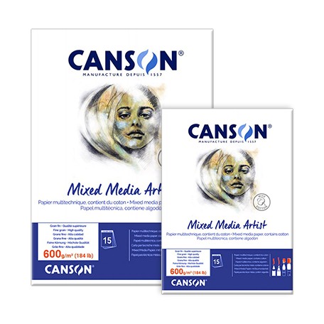 Blok Mixed Media Artist A3, Canson 600 g/m2