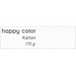 Karton biały A2, Happy Color, 170 g, 25 ark.